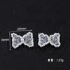 Nuevo temperamento versátil tridimensional lazo de perla de imitación DIY hecho a mano tocado con cuentas accesorios para el cabello material para aretes al por mayor