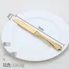 Juego de cubiertos de acero inoxidable 304 para uso transfronterizo en hoteles y restaurantes occidentales, cuchillo para bistec creativo martillado engrosado, cuchara y tenedor de postre