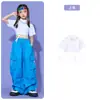 Trajes de Hip-Hop y Street Dance para Niños Ropa de Moda Disfraces de Jazz para Niñas Serie de Colores Dopamina Crop Top Ropa de Baile