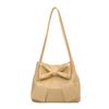 Bolsa Tote Nova da Moda Tendência com Laço de Grande Capacidade para Mulheres, Bolsa de Mão e de Ombro Estilosa