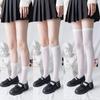 Medias Delgadas Hasta Media Pantorrilla Jk Adelgazantes por Presión Hasta la Rodilla Adelgazantes Primavera y Otoño Terciopelo Mujer Negras Estilo Japonés Medias Negras