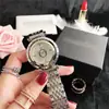 Nuevo Reloj Transfronterizo Esfera Giratoria Reloj de Pulsera de Cuarzo para Mujer Fabricante de Origen Correa de Acero para Reloj