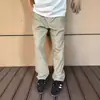 Pantalones de calle Vibe estilo americano para hombre, diseño de nicho, pantalones casuales color caqui abotonados, pantalones de pierna recta elegantes y sofisticados