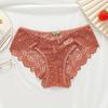Venta Caliente de alta gama de encaje para mujer calzones gota de agua sexy de cintura media ropa interior para mujer talla grande Amazon comercio exterior