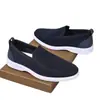 Zapatos Casuales de Punto Personalizados para Hombre de Primavera, Suela Plana, Modernos, Transpirables, Zapatos Slip-On Estilo Coreano