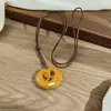 Collar de Agua Alcalina Estilo Casual para Mujer, Diseño de Nicho, Collar Personalizado, Moderno, Lindo, Colgante de Cadena para Suéter de Alta Gama