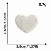 Patches de tecido bordados de coração de desenho animado para sapatos e roupas, patches decorativos para reparo, patches de tecido tecido autoadesivos em formato de coração
