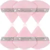 Esponja de Polvo de Cinta de Diamante, Esponja Triangular para Polvo Suelto, Polvo Fijador de Terciopelo de Cristal Que No Se Pega a la Piel, Fábrica de Comercio Exterior Transfronterizo, Acabado Sedoso de Larga Duración
