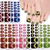 Venta Caliente Transfronteriza Pegatinas para Uñas de Dedo del Pie Ojo de Gato Pegatinas Completas para Uñas Sin Horno Brillo Polvo de Cebolla Pegatinas para Uñas Pegatinas para Pies Amazon