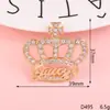 Série Coroa Letra Pérola Coroa DIY Capa para Celular Beleza Feito à Mão Pacote de Material de Diamante Acessórios de Joia Strass