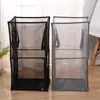 Cesta de lavandería de malla nueva, cesta plegable, cesta de malla mágica para guardar ropa sucia, cesta de lavandería de juguete nueva