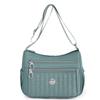 Bolsa de Mamá Bolsa de Tela de Nailon Ligera Bolso de Hombro Casual a la Moda Simple Multicapa Versátil Bandolera