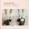 Calcetines con Moño para Mujer, Media Pantorrilla, Estilo Japonés JK Lindo, Regalo para Novio, Lolita Hada, Encaje Blanco