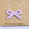 Acessórios de Joia Artesanais DIY Desenho Animado de Laço com Bolinhas Coloridas Pacote de Material para Grampo de Cabelo Pequenos Acessórios de Resina Cola Creme
