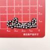 Placa de cor Gravata borboleta Urso Estrela DIY Chanel Estilo Acessórios de plástico Headwear Hairpin Telefone Móvel Shell Jóias Patch