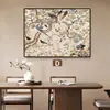 Pintura Decorativa Personalizada Estilo Mid-century para Caja de Medidor Eléctrico Doméstico, Motivo "Muchos Hijos, Muchas Bendiciones", Arte de Pared para Cubrir Caja de Distribución Eléctrica, Pintura para Caja de Interruptores Automáticos