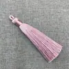 Yixiangfei 8cm Cuerda de Poliéster Anillo de Tracción Borla Pendientes de Poliéster Borla Nudo Chino Enderezado a Alta Temperatura Borla Colgante Venta al por Mayor