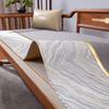 [Personalizado] Nuevo Cojín de Sofá de Madera de Palisandro Estilo Chino, Cojín Especial para Camas de Madera Maciza, Cojín de Asiento Jacquard de Estilo Nacional de Gama Alta