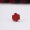 Cinnabar de Alto Teor Pingente de Segurança Palavra Fu Contas Acessórios DIY Estilo Étnico Joias Pulseira Colar Chaveiro Atacado