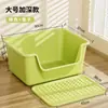Bandeja Sanitaria para Gatos Extra Grande Engrosada, Semicerrada, Anti-Salpicaduras, Estilo Abierto para Gato Maine Coon, Disponible para Dropshipping