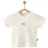 Camiseta Infantil de Manga Curta Roupa de Casa Tops para Meninos e Meninas, Algodão Puro Roupas Finas, Estilo Verão Fino para Bebês Classe A