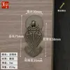 Chengyu novo estilo chinês gaveta de cobre cobre alça de porta de armário de guarda-roupa pingente dragão e fênix único furo tag pequena alça