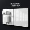 Tep Internacional Electricista V16 Tacto Suave Mate Cristal Templado Oculto Tipo 86 Panel de Cinco Agujeros con Enchufe Oblicuo