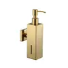 Dispensador de jabón para manos, gel de ducha y champú para baño de hotel comercial montado en la pared, dispensador de jabón de acero inoxidable para uso doméstico