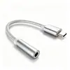 Cable Adaptador de Audio de 3.5 mm a Tipo C Trenzado Convertidor de Auriculares para Teléfono Móvil Tpc Adecuado para Huawei, Apple y Samsung