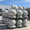 Pedra Natural Bola de Pedra Bloqueio de Estrada Granito Parada de Carro Bola Redonda Quadrada Comunidade Campus Parada de Veículo Coluna de Pedra Protetora Anti-Colisão