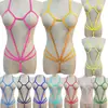 Lencería Sexy Mini Traje de Baño Traje de Baño de una Pieza Traje de Baño Sexy Transparente de una Pieza Bikini de Tres Puntos Traje Europeo y Americano