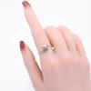 Nuevo anillo transfronterizo de plata de ley S925 con apertura ajustable, diseño retro personalizado y nicho.