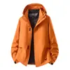 Chaqueta deportiva de exterior tres en uno desmontable, cortavientos e impermeable, personalizada con logotipo de empresa, para hombre