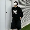 Niebla Rekk Esenciales Marca de Nicho de Moda Pareja Americana Camiseta para Capas Interiores Tops Camisetas de Manga Larga para Mujer para Hombres