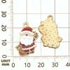 Venta Caliente Transfronteriza Mixto 20 Goteo de Aceite Aleación Serie de Papá Noel Copo de Nieve Colgantes Colgantes Accesorios para Joyería DIY
