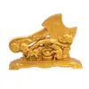 Suministro directo de fábrica de adornos de hacha de la fortuna de doble dragón de aleación, un hacha para eliminar todos los desastres, elefante, lingote de oro y amuleto para cumplir deseos para la riqueza y la prosperidad, adecuado para ceremonias de inauguración