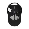 Boné de Baseball Original da Marca Outono e Inverno com Tampa Rígida Bordado Tridimensional de Letras Versátil Simples Versão Coreana Boné Bico de Pato Emagrecimento Facial