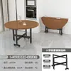 Mesa de comedor plegable mesa de comedor redonda para el hogar mesa plegable móvil 20 personas plegable para el hogar nueva mesa redonda grande para comer