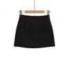 25068-25 Nuevo Estilo de Verano Estilo Europeo y Americano Elástico Cintura Alta Pantalones de Seguridad Sexy Cubre Cadera Falda Ajustada Falda