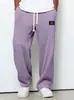 Pantalones Deportivos Casuales de Verano para Hombre, Pierna Recta, Pierna Ancha, Delgados, Frescos, Holgados, Transpirables, de Secado Rápido, Amigables con la Piel, Tejido Waffle