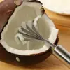 Venta al por mayor del fabricante Rallador de coco de acero inoxidable para uso doméstico, Montable en la pared, Rallador manual de pulpa de coco, Herramienta de cocina, Engrosado y duradero