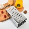 Plaina de quatro lados de aço inoxidável, ferramenta de cozinha, plaina multifuncional de vegetais, plaina multifacetada, plaina de batata, plaina de frutas e vegetais
