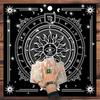 Mantel de Tarot Ins Viento Mantel de Tarot Juego Decorativo Paño Acolchado Mantel de Tarot Tapete de Mesa