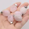 Colgante de piedra natural de forma irregular exquisito transfronterizo Accesorios para joyería DIY Pendientes hechos a mano Fabricación de collares Venta al por mayor
