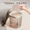 Cubo de Basura de Plástico, Papelera Transparente de Escritorio, Tamaño Pequeño, para Mesa de Comedor, Dormitorio, Uso Doméstico, Escritorio Elegante, Lujo Ligero, Alto Valor Estético