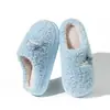 Pantuflas de invierno 2026 para mujer, nuevo estilo, antideslizantes, cómodas y cálidas para el hogar, con tacto suave y afelpado, disponibles en colores lisos para parejas