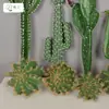 Cacto Simulador com Espinhos, Paisagismo de Cactos, Plantas Verdes, Plantas Tropicais de Areia, Enfeites Decorativos para Janela Interna