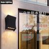 Lámpara de Pared LED Exterior Doble Cabezal Minimalista Pasillo Exterior Pasillo Escaleras Patio Luz de Pared Exterior Luz de Puerta Principal Envío Gratis