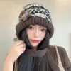 Al por mayor 2025 Otoño/Invierno Nuevo Estilo Hepburn Lazo Perezoso Gorro Holgado para Mujer Dulce Cálido Versátil Gorro de Punto
