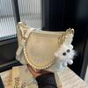 Bolso de Mano Exterior Individual Super Fuego para Mujer 2025 Nuevo Estilo Bolso Cubo Casual Simple Moda Coreana Bolso Bandolera de Gama Alta